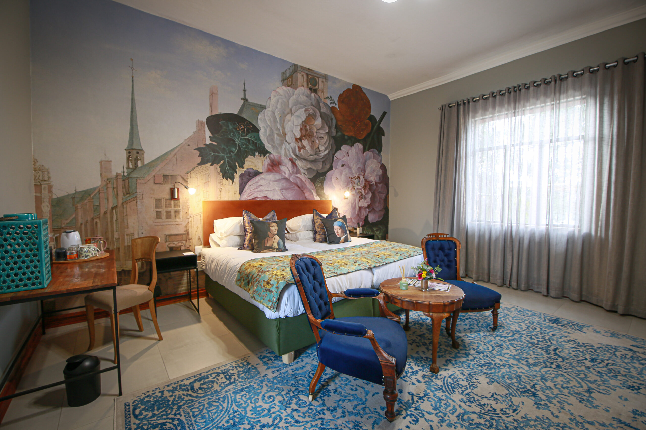 Farmhouse room at Droombos Estate