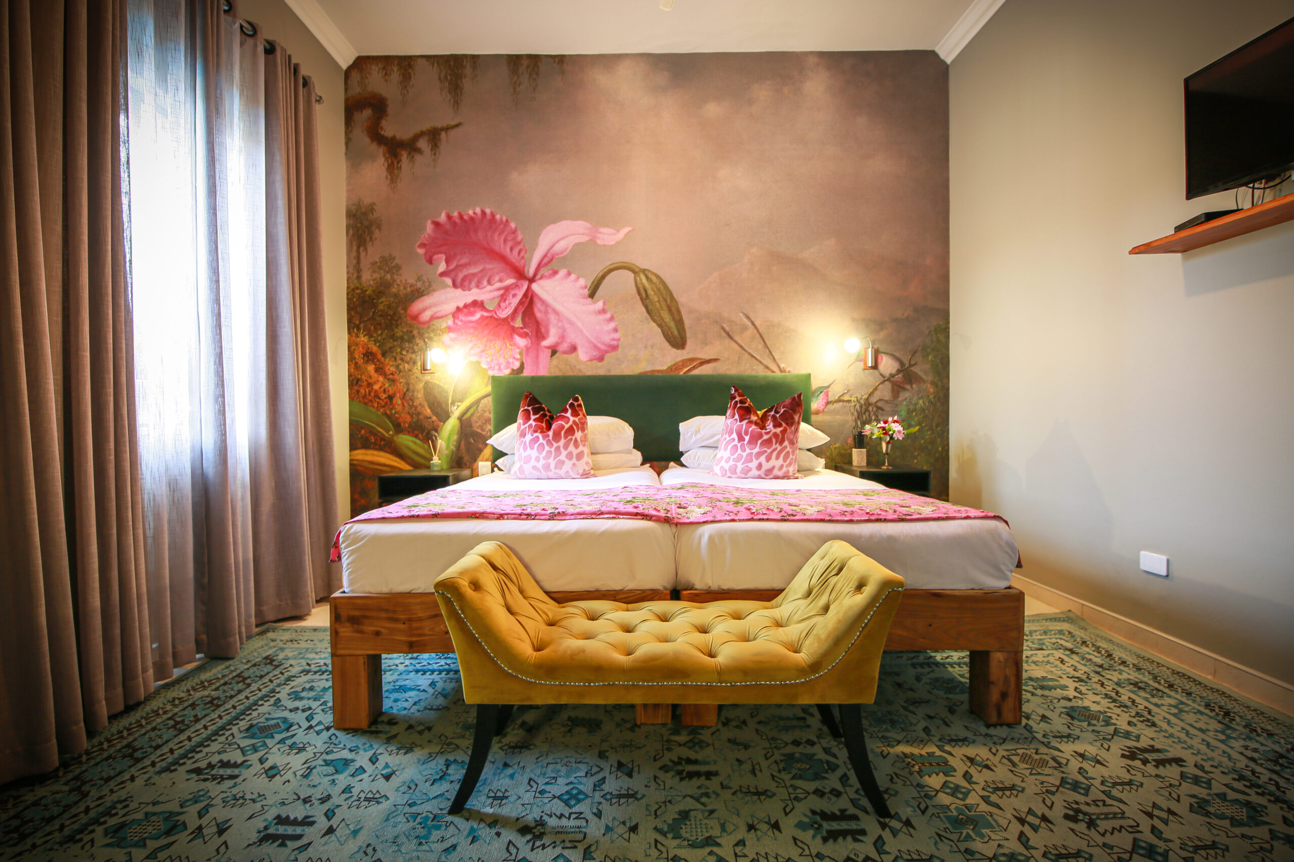 Farmhouse room at Droombos Estate