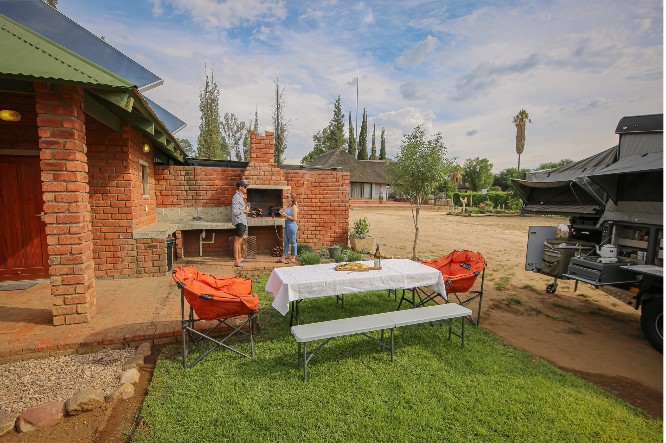 Camping site at Droombos Estate