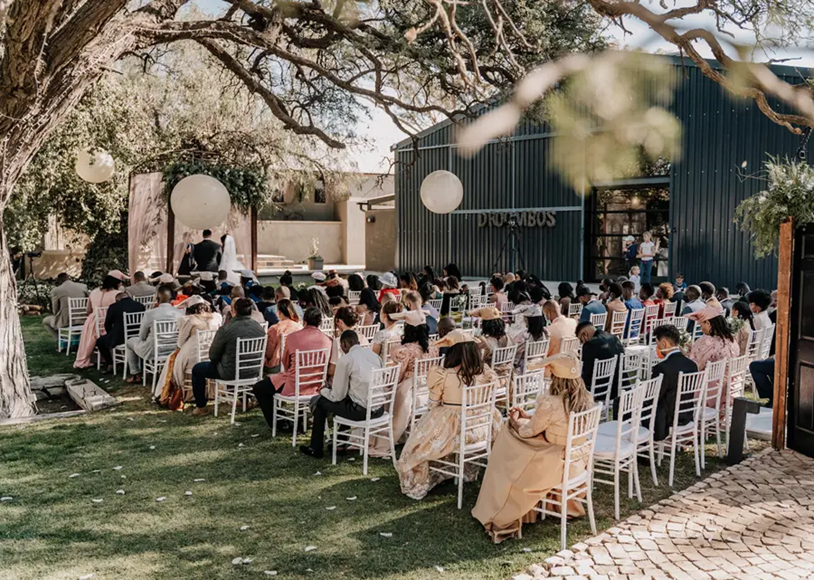 The Shed's Garden venue at Droombos Estate